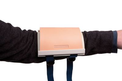 Suture pad holder for simulation patients