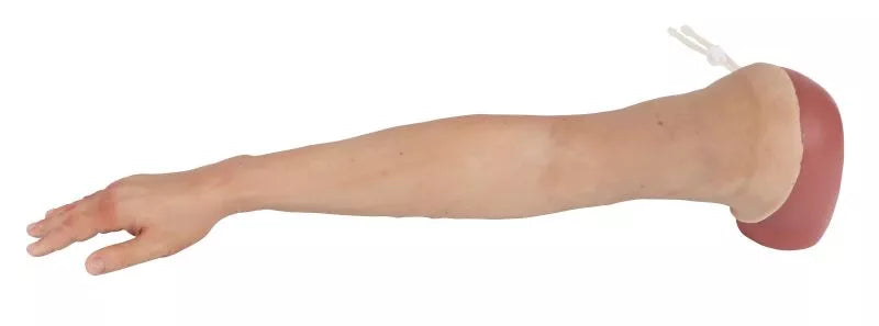 Puncture Pete – hyperrealistic IV training arm, light skin color