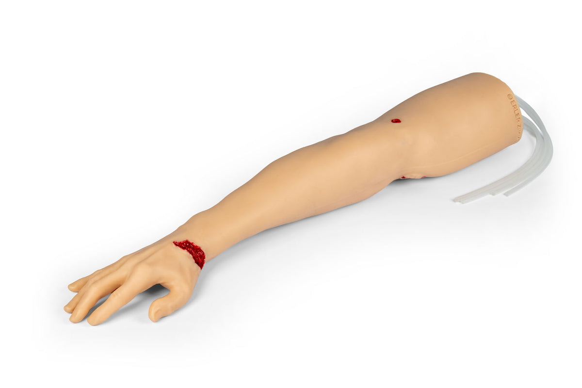 "Trauma Tina" - Arm with heavily bleeding wounds | Erler-Zimmer 7850