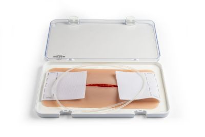 Wound moulage Throat Cut