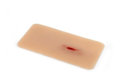 Wound moulage stab thigh