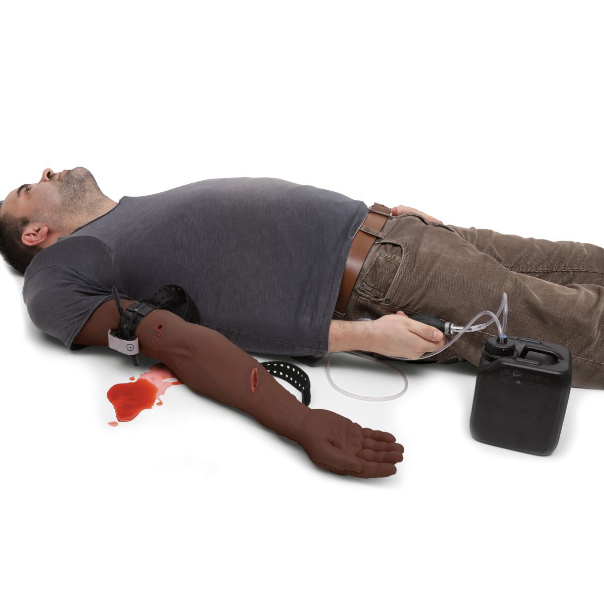 Hemorrhage Control Arm Trainer, Dark Skin