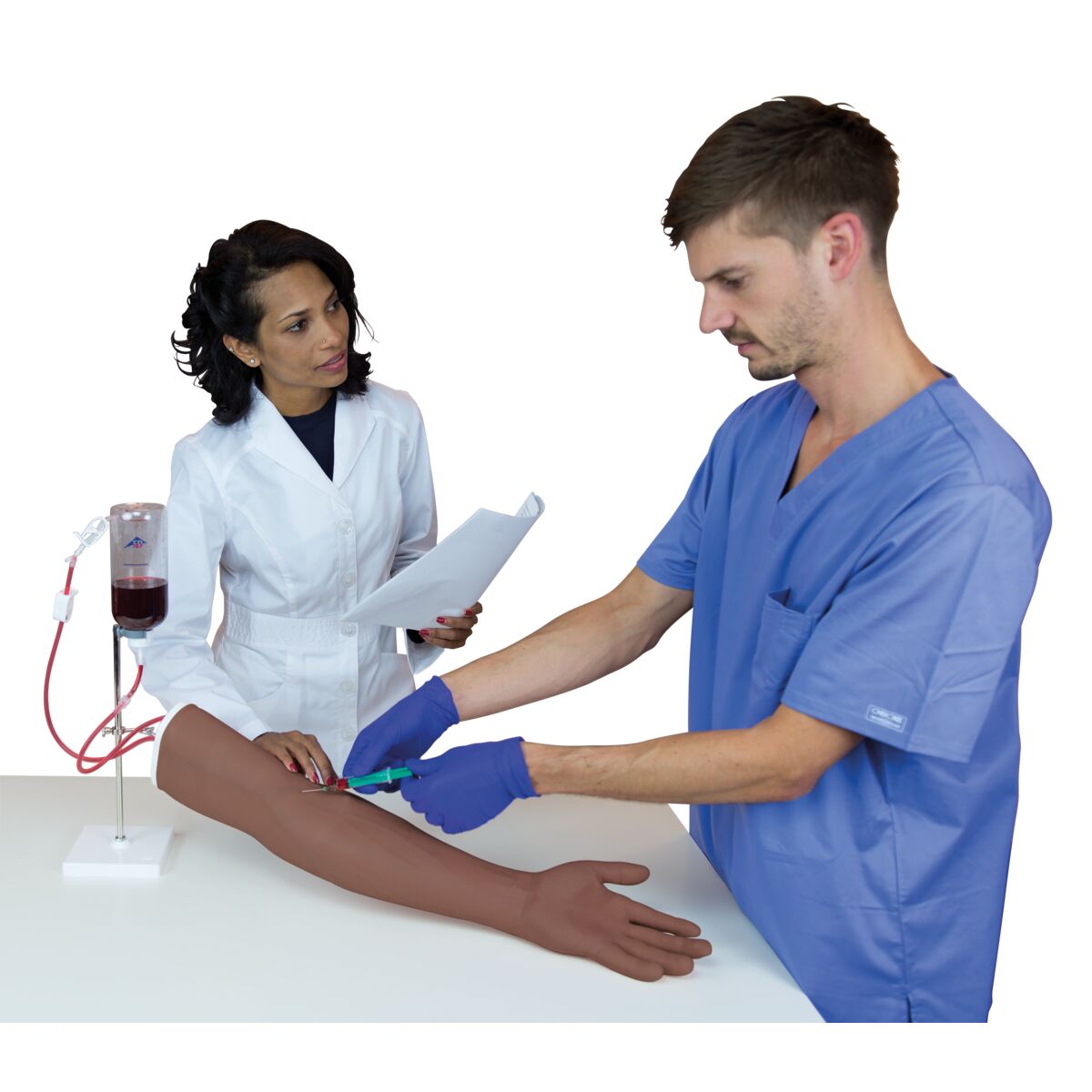 IV Injection Arm, Dark Skin