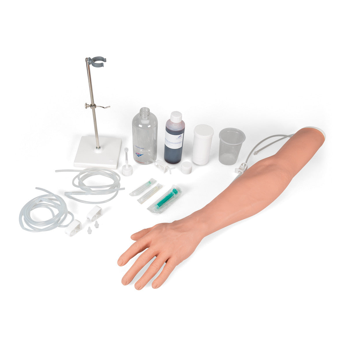 IV Injection Arm, Light Skin, contents