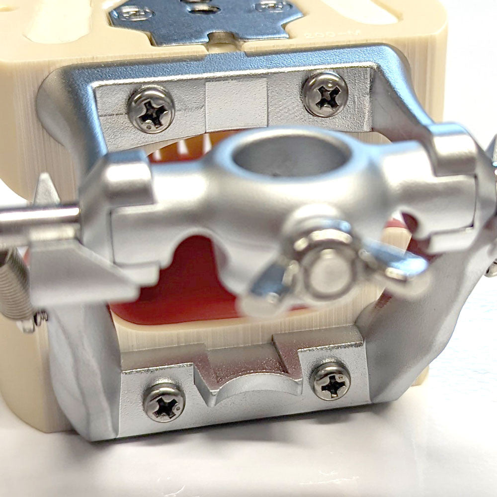 Kilgore / Nissin DP articulator close up of screws