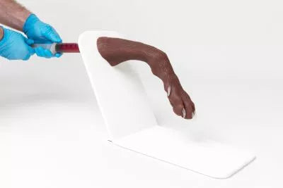 Canine claw trimming paw