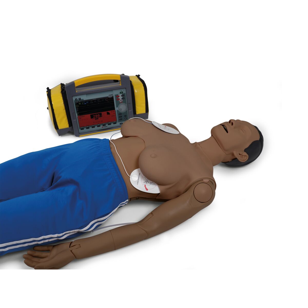 Atlas Female Chest add-on, Dark Skin