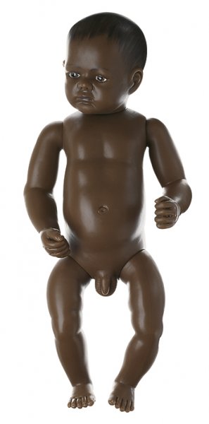 Doll for Baby Care, 6-week, Black Male
