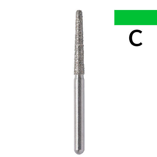 018 - Round end taper (Chamfer), Coarse Diamond Bur - 5-pack