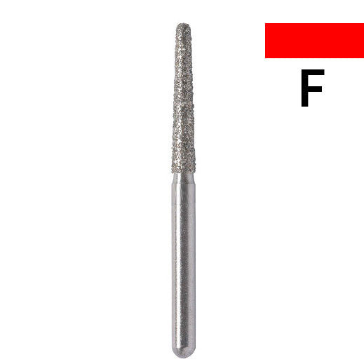 012 - Round end taper (Chamfer), Fine Diamond Bur - 5-pack