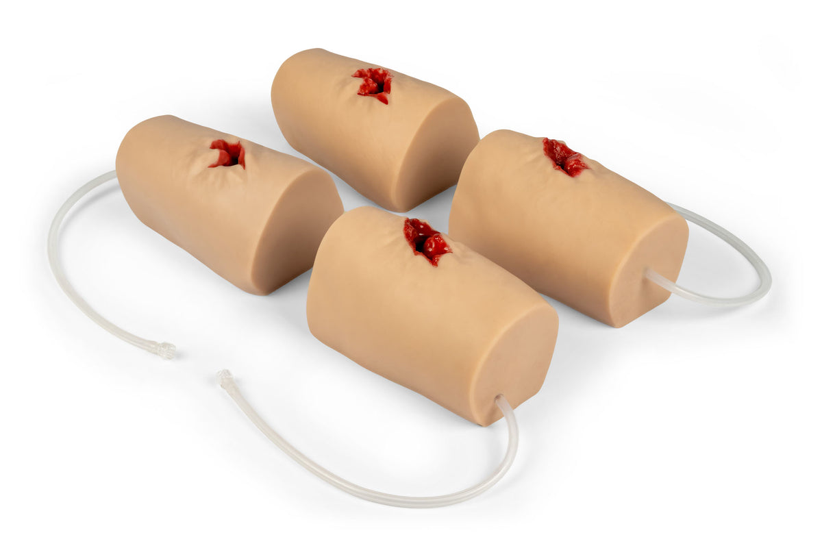 "Blood Brothers" - Wound packing trainer Set - 4 Trainers | Erler-Zimmer 7777