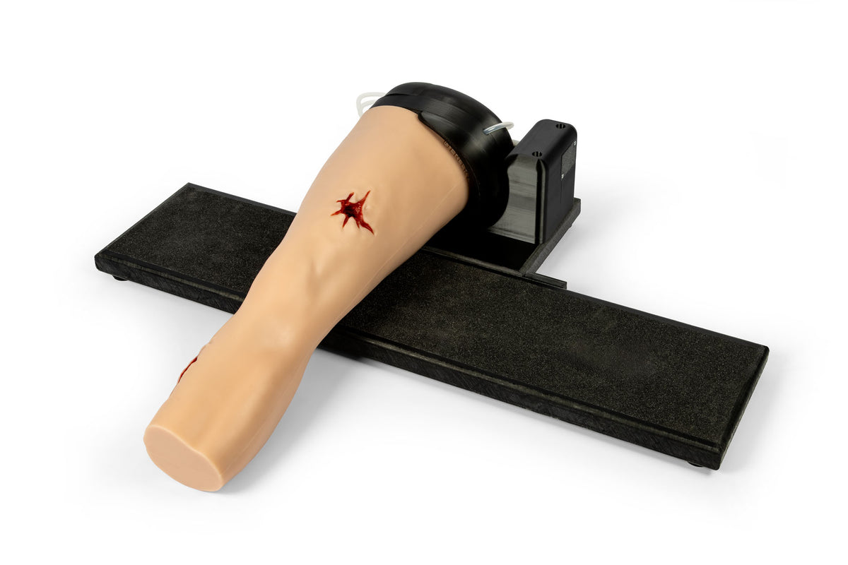 “Trauma Tim” - Leg with heavily bleeding wounds | Erler-Zimmer 7840
